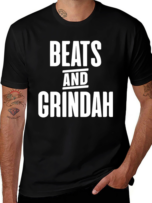 Beats and Grindah Black T-Shirt
