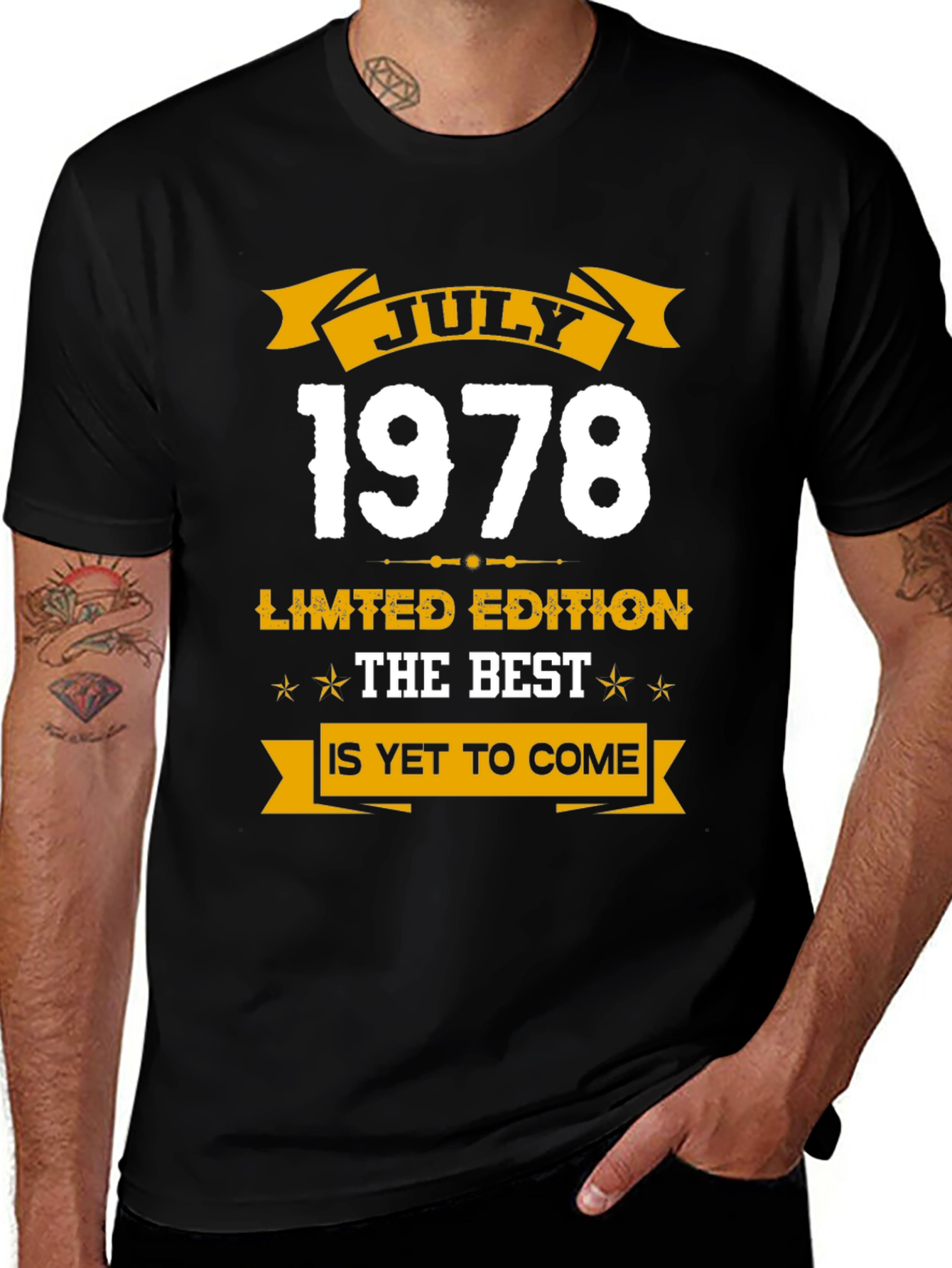July 1978 Limited Edition Birthday T-Shirt