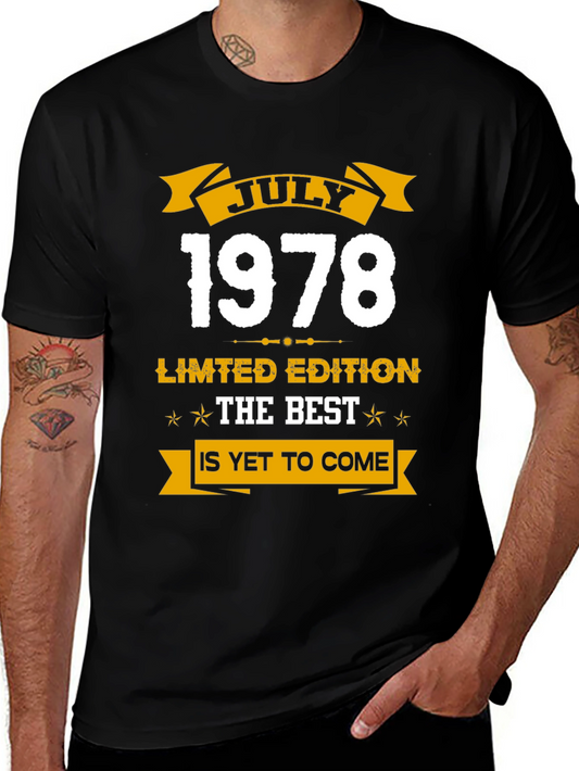 July 1978 Limited Edition Birthday T-Shirt