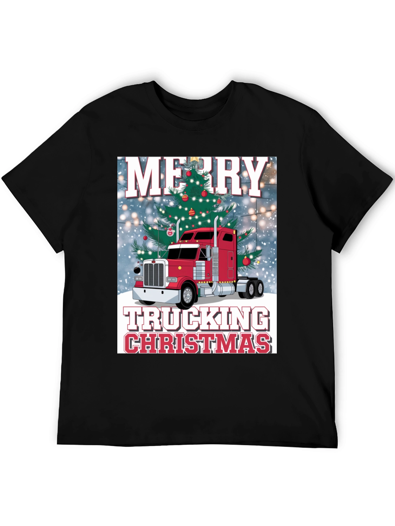 Merry Trucking Christmas T-Shirt