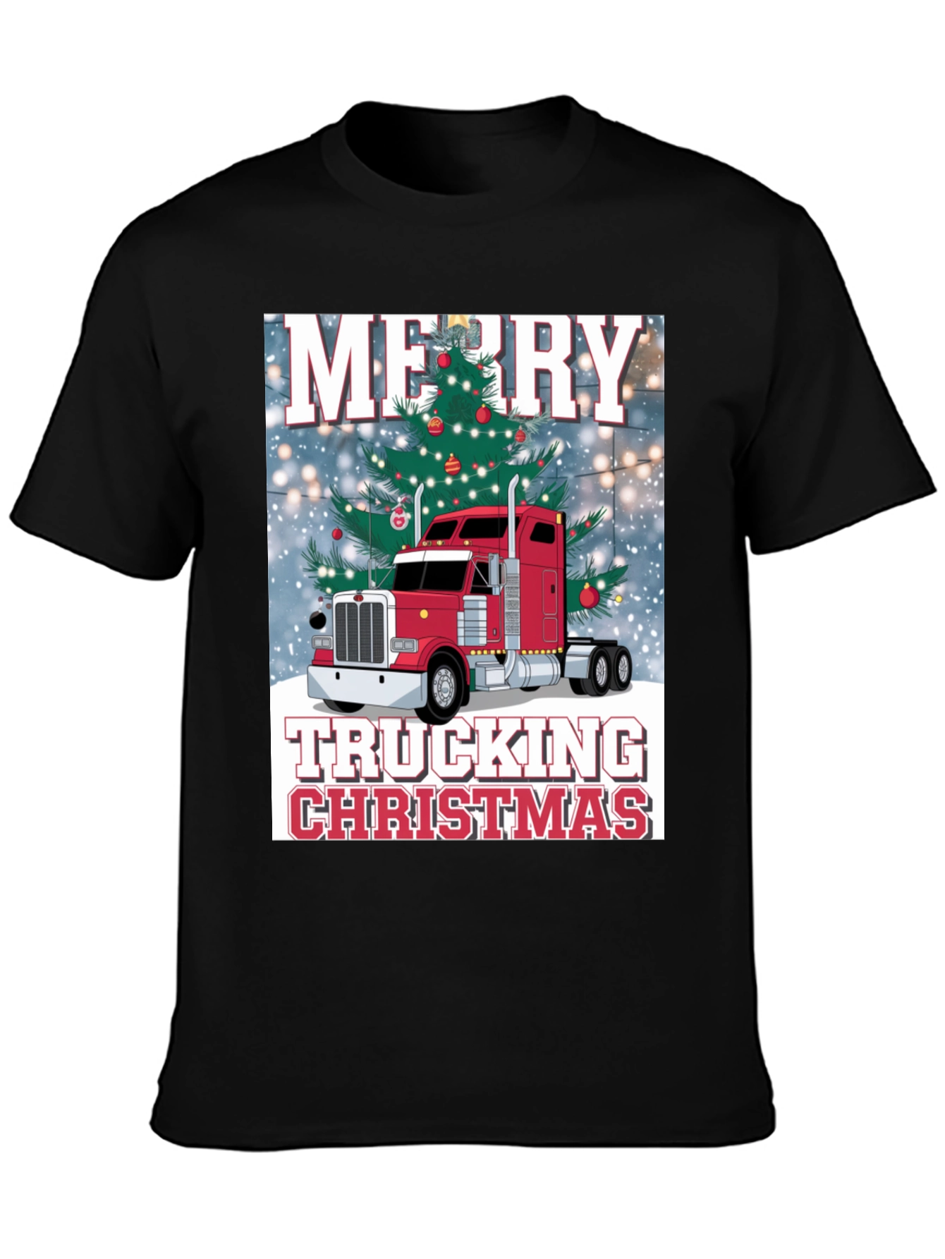 Merry Trucking Christmas T-Shirt
