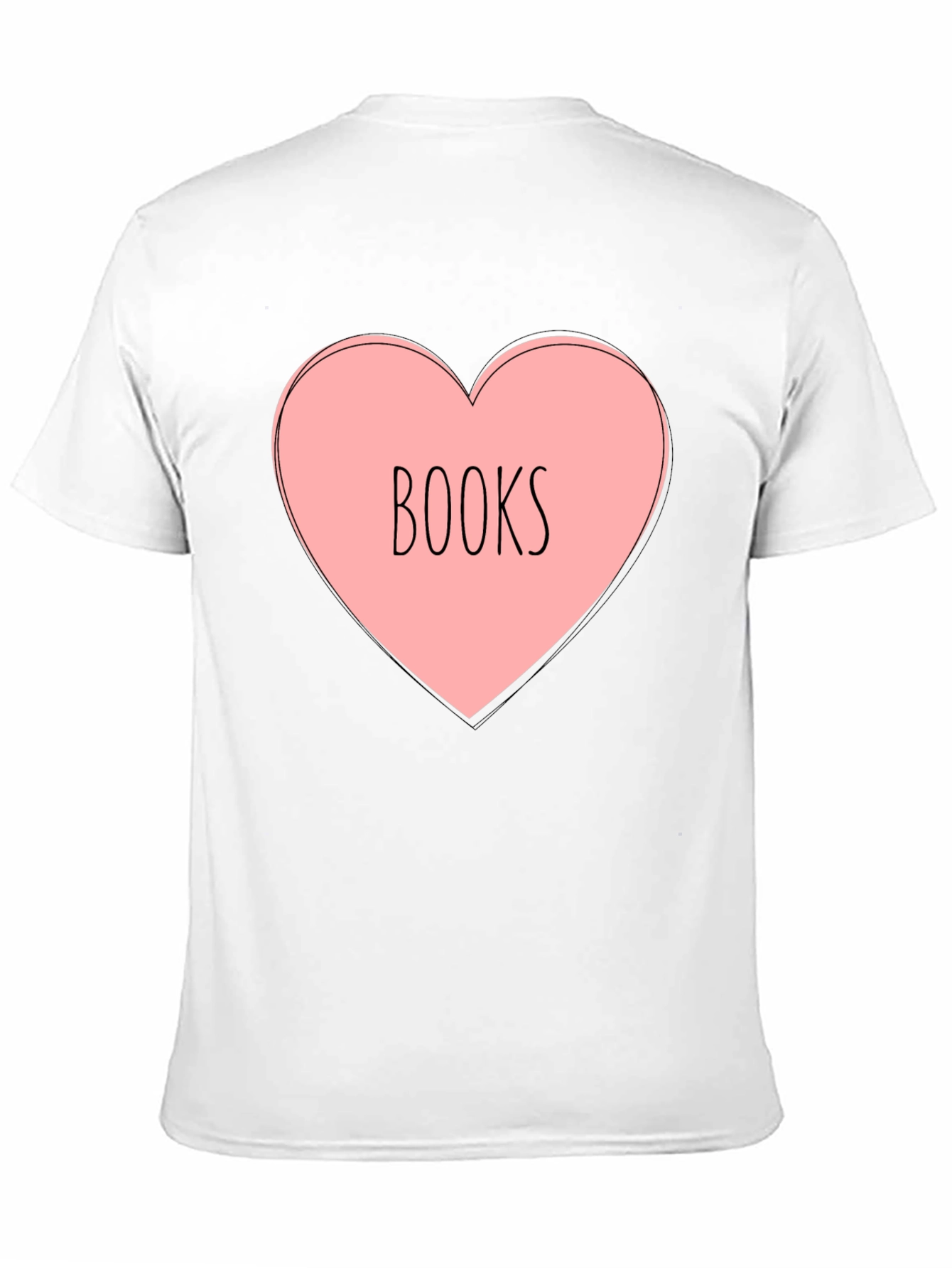 Books Heart T-Shirt - Reading Lover Tee