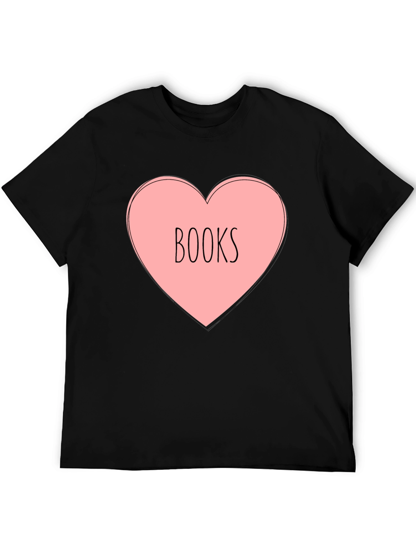Books Heart T-Shirt - Reading Lover Tee