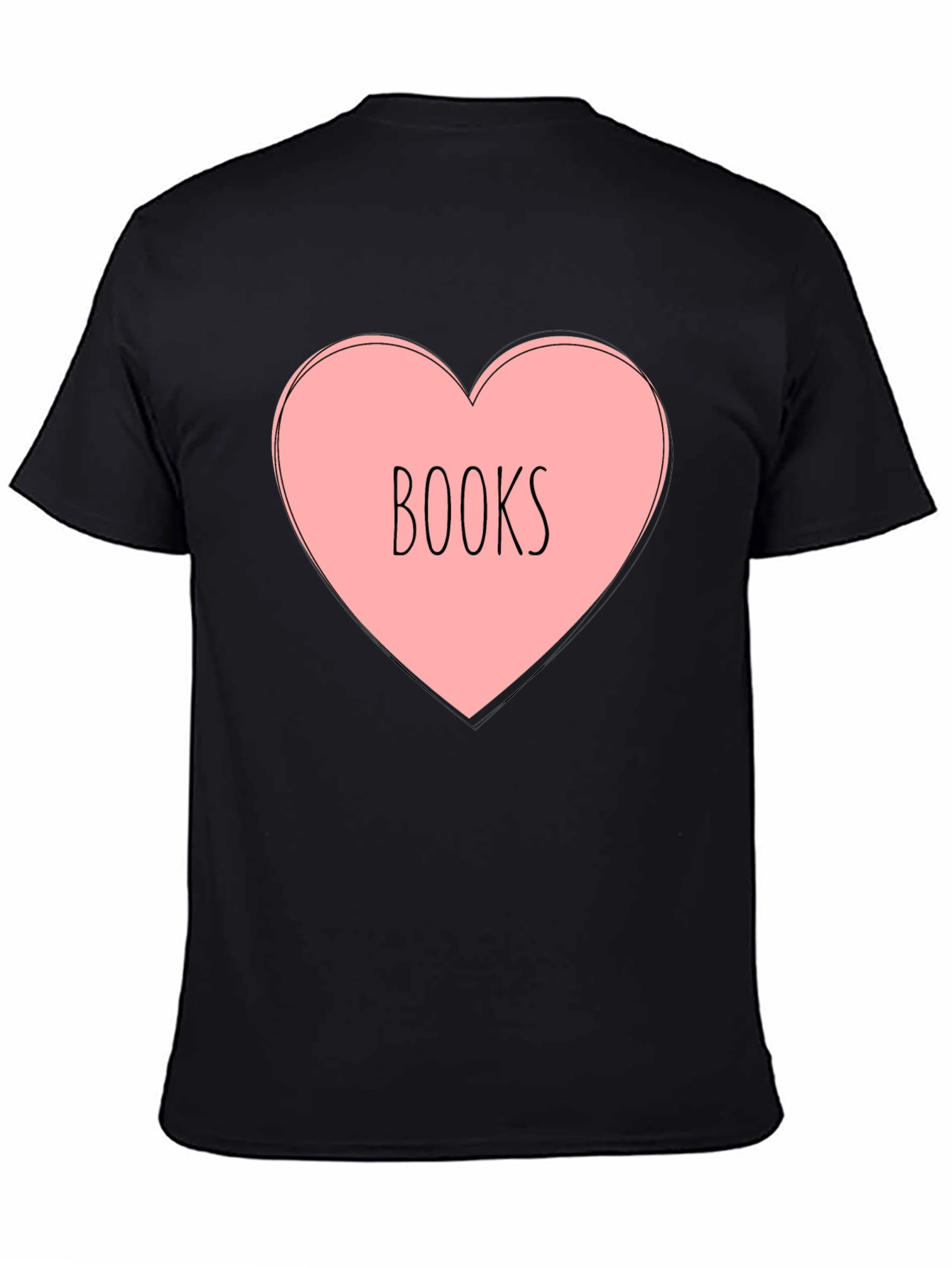 Books Heart T-Shirt - Reading Lover Tee