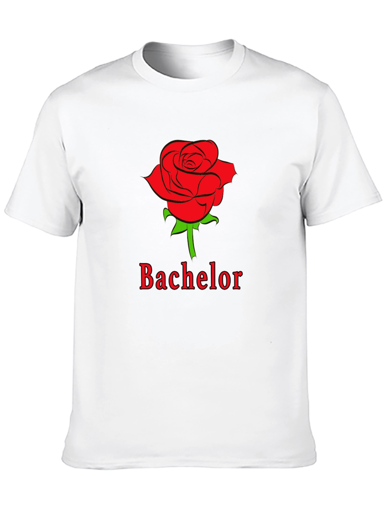 Bachelor Rose Graphic Tee - Stylish Casual Wear