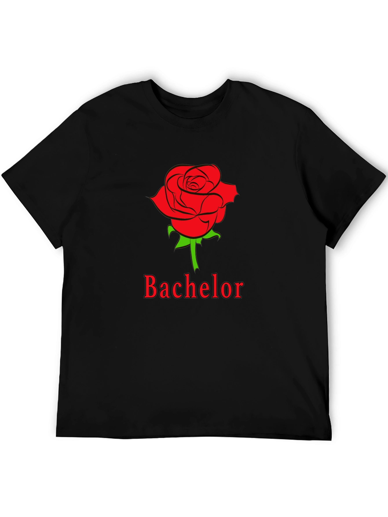 Bachelor Rose Graphic Tee - Stylish Casual Wear