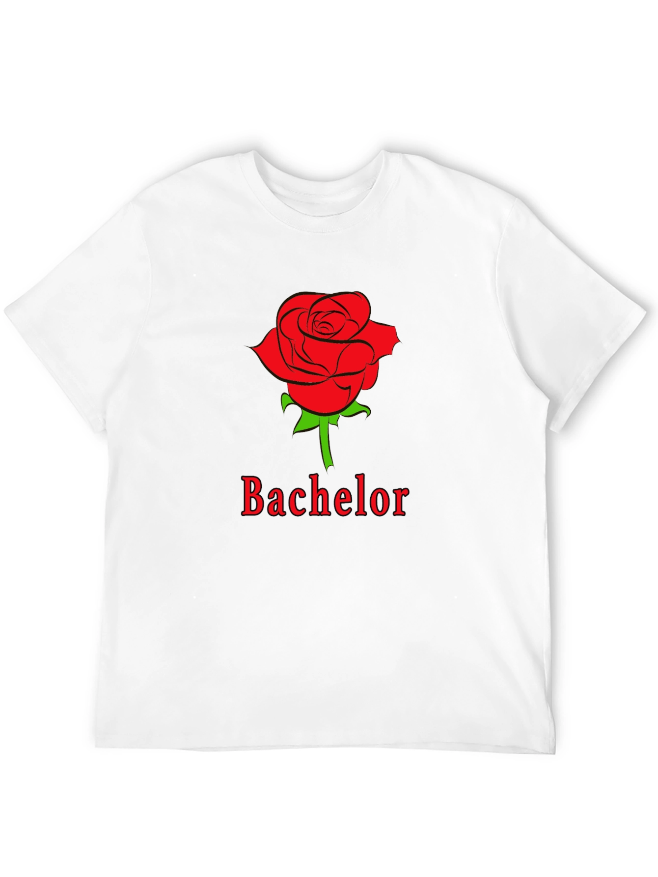 Bachelor Rose Graphic Tee - Stylish Casual Wear