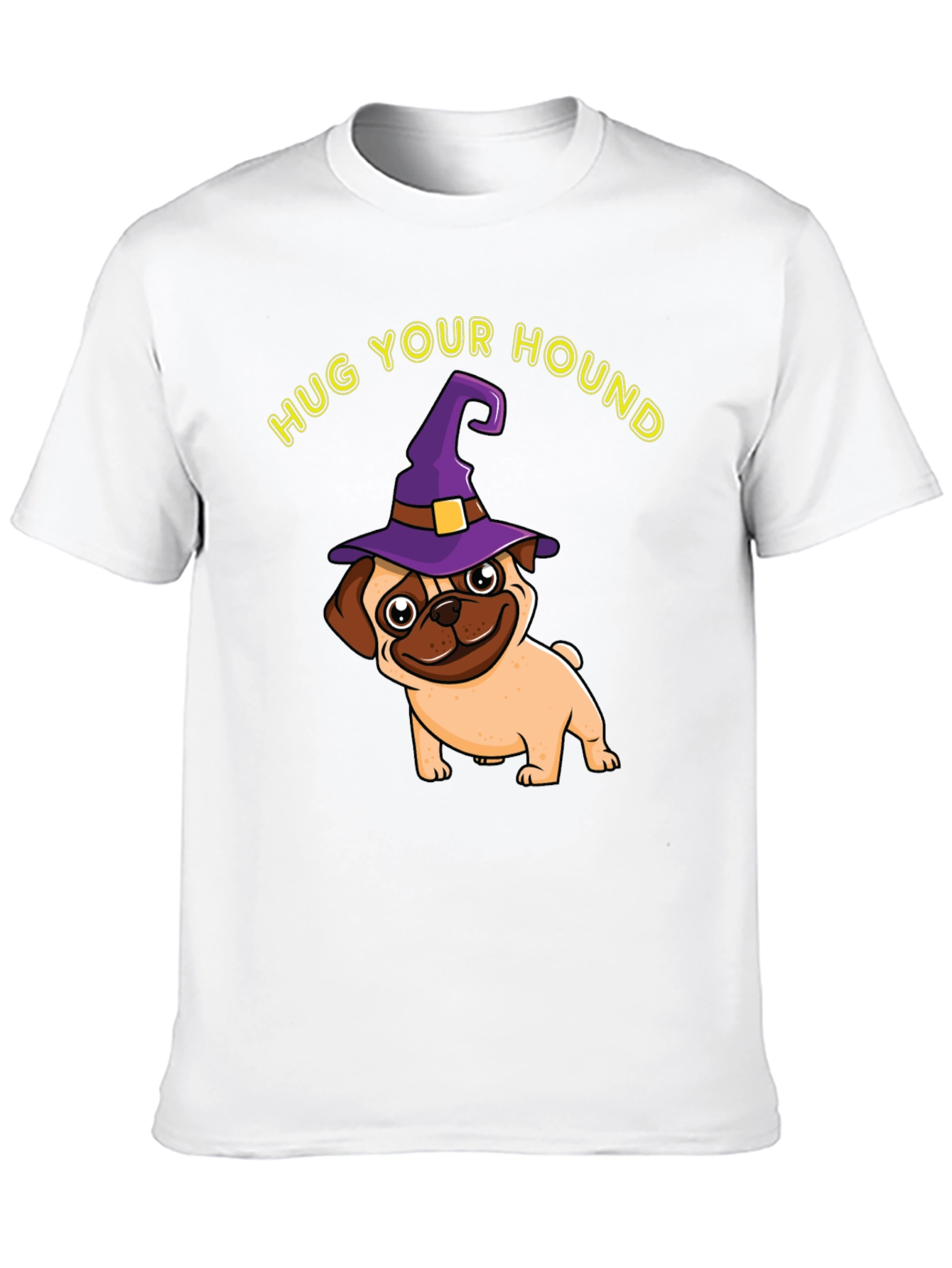 Hug Your Hound Pug Halloween T-Shirt