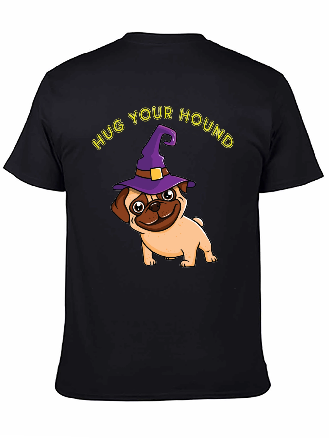Hug Your Hound Pug Halloween T-Shirt