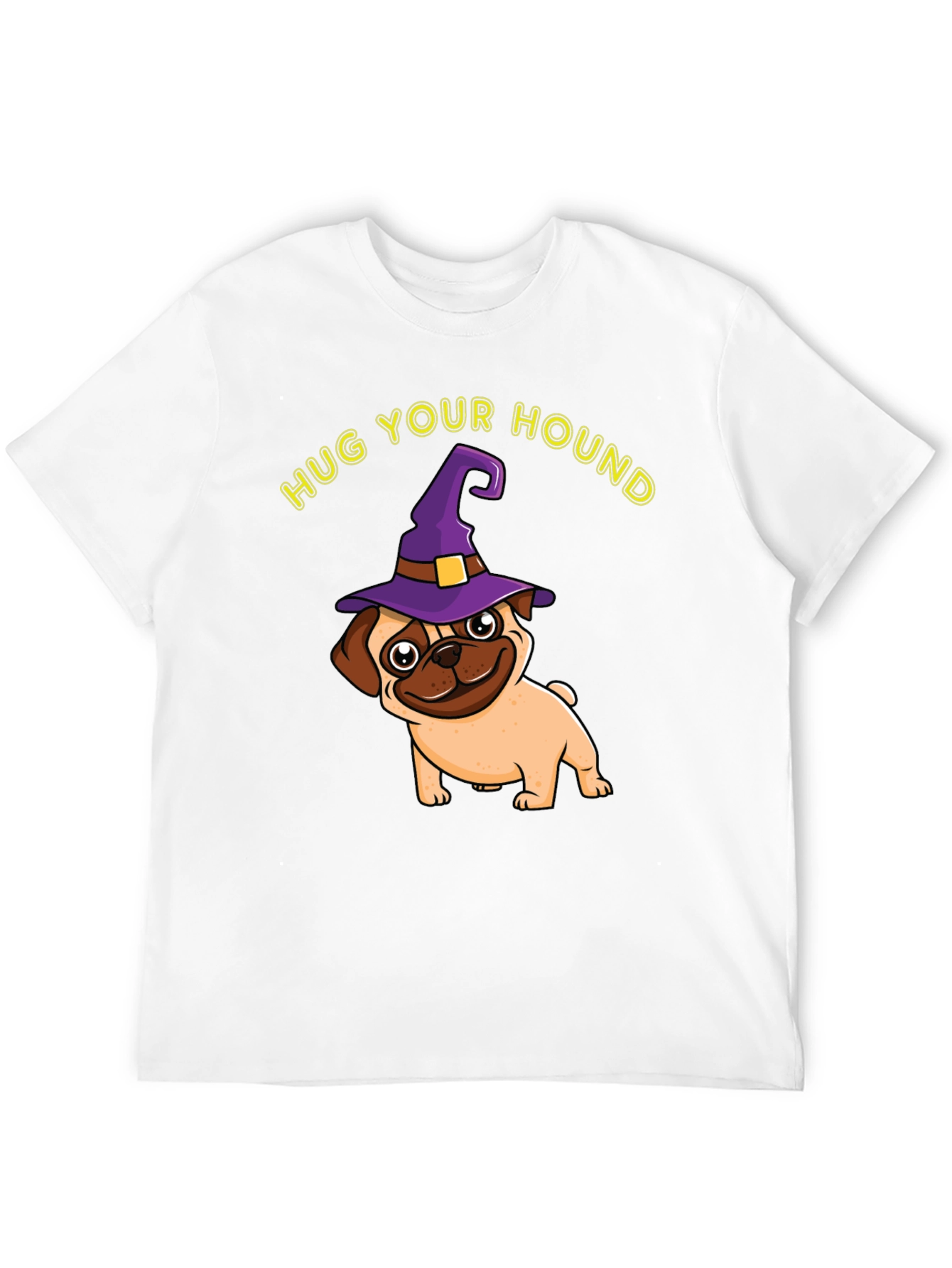 Hug Your Hound Pug Halloween T-Shirt