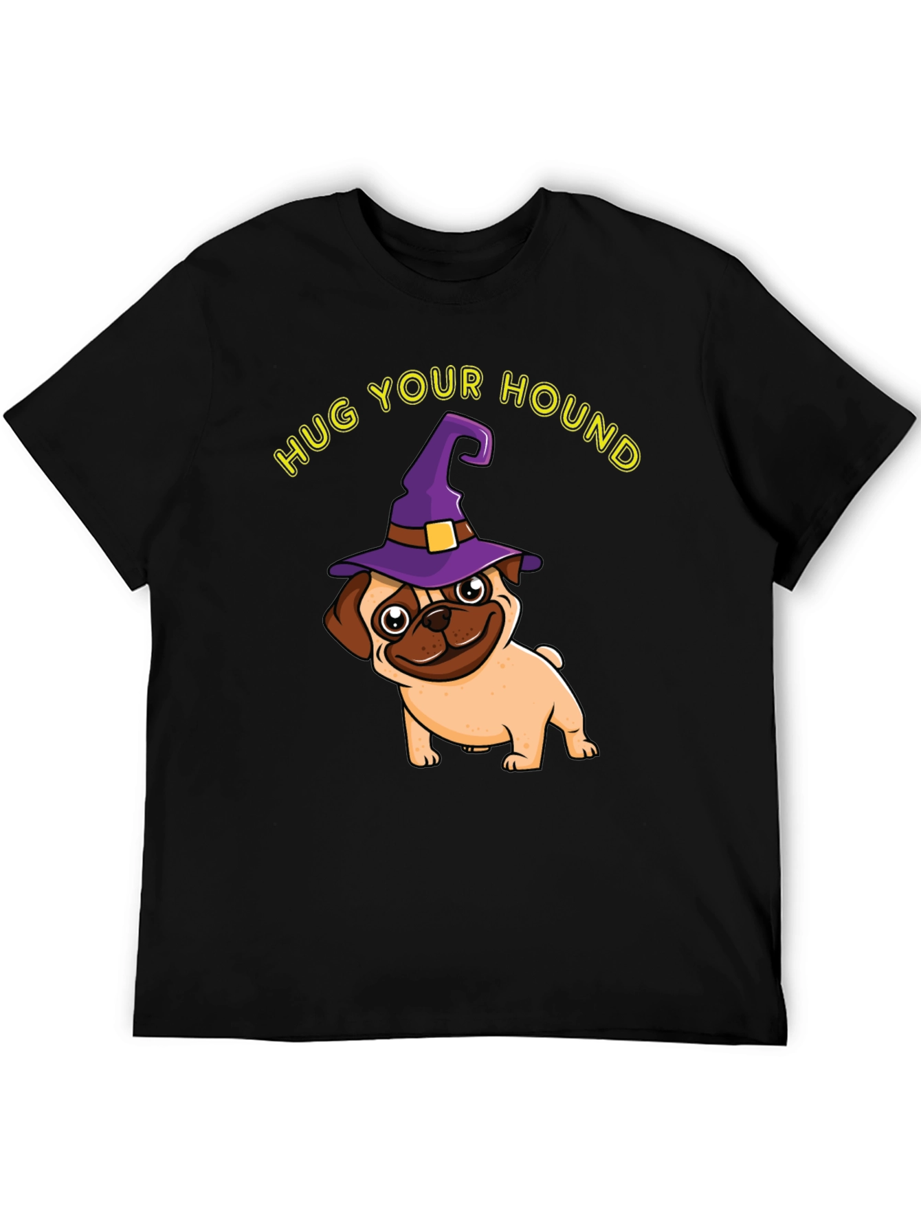 Hug Your Hound Pug Halloween T-Shirt