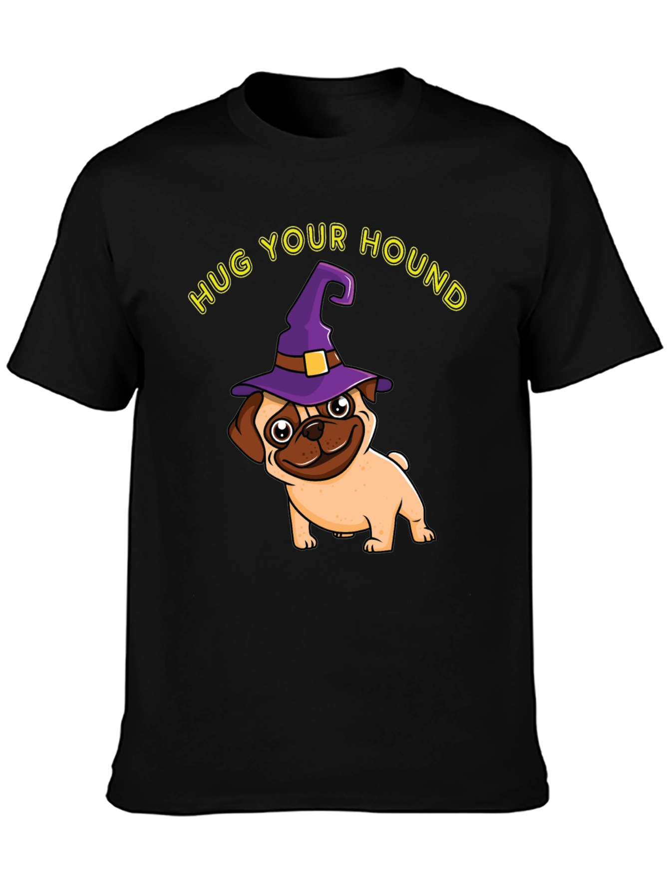 Hug Your Hound Pug Halloween T-Shirt