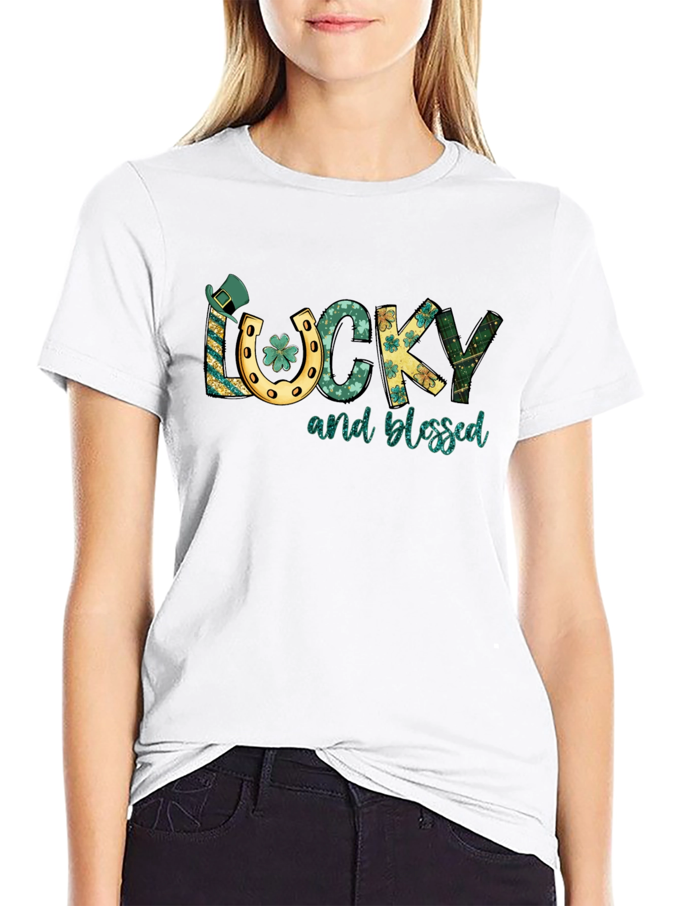 Lucky and Blessed St. Patricks Day T-Shirt