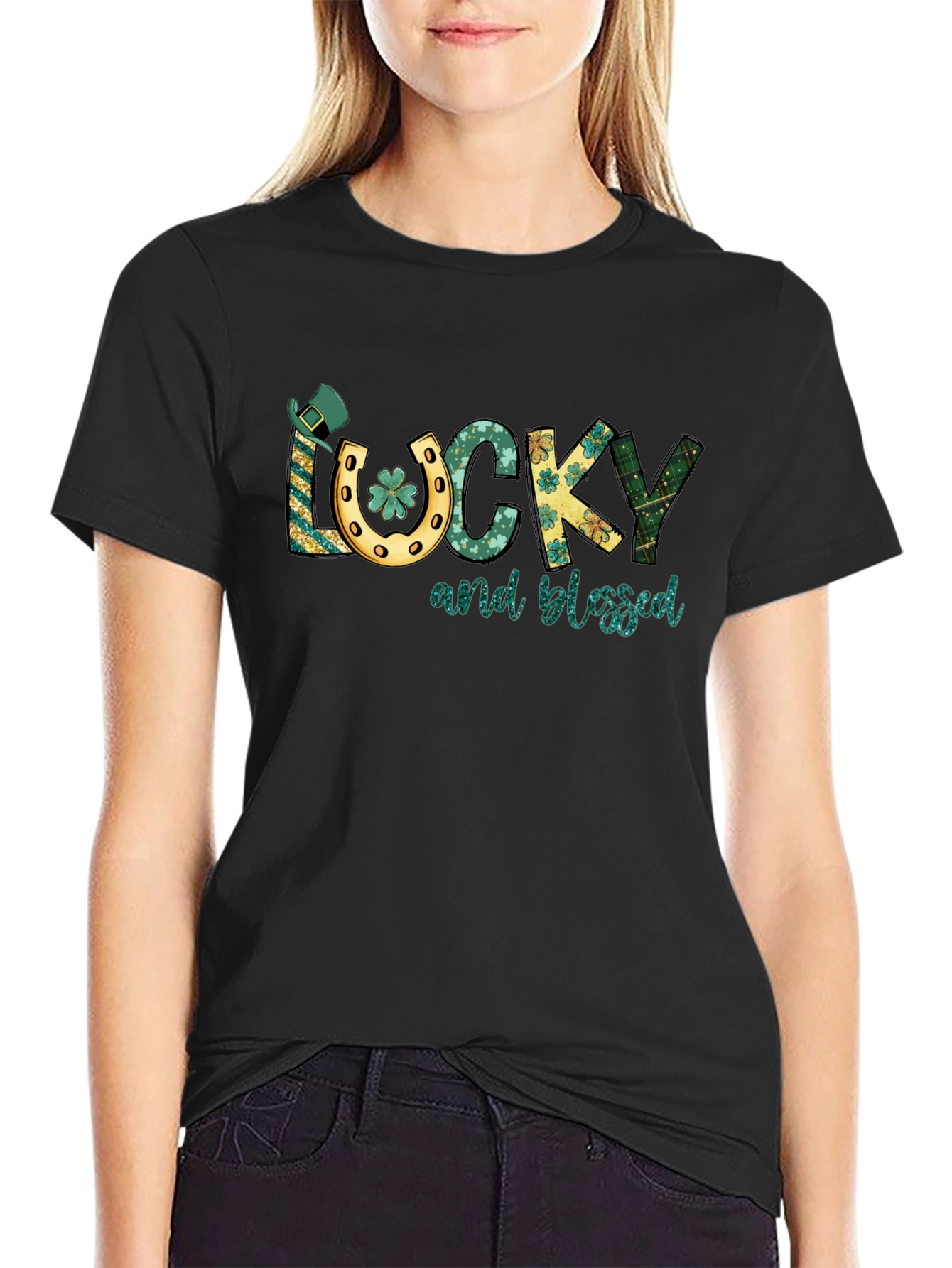 Lucky and Blessed St. Patricks Day T-Shirt