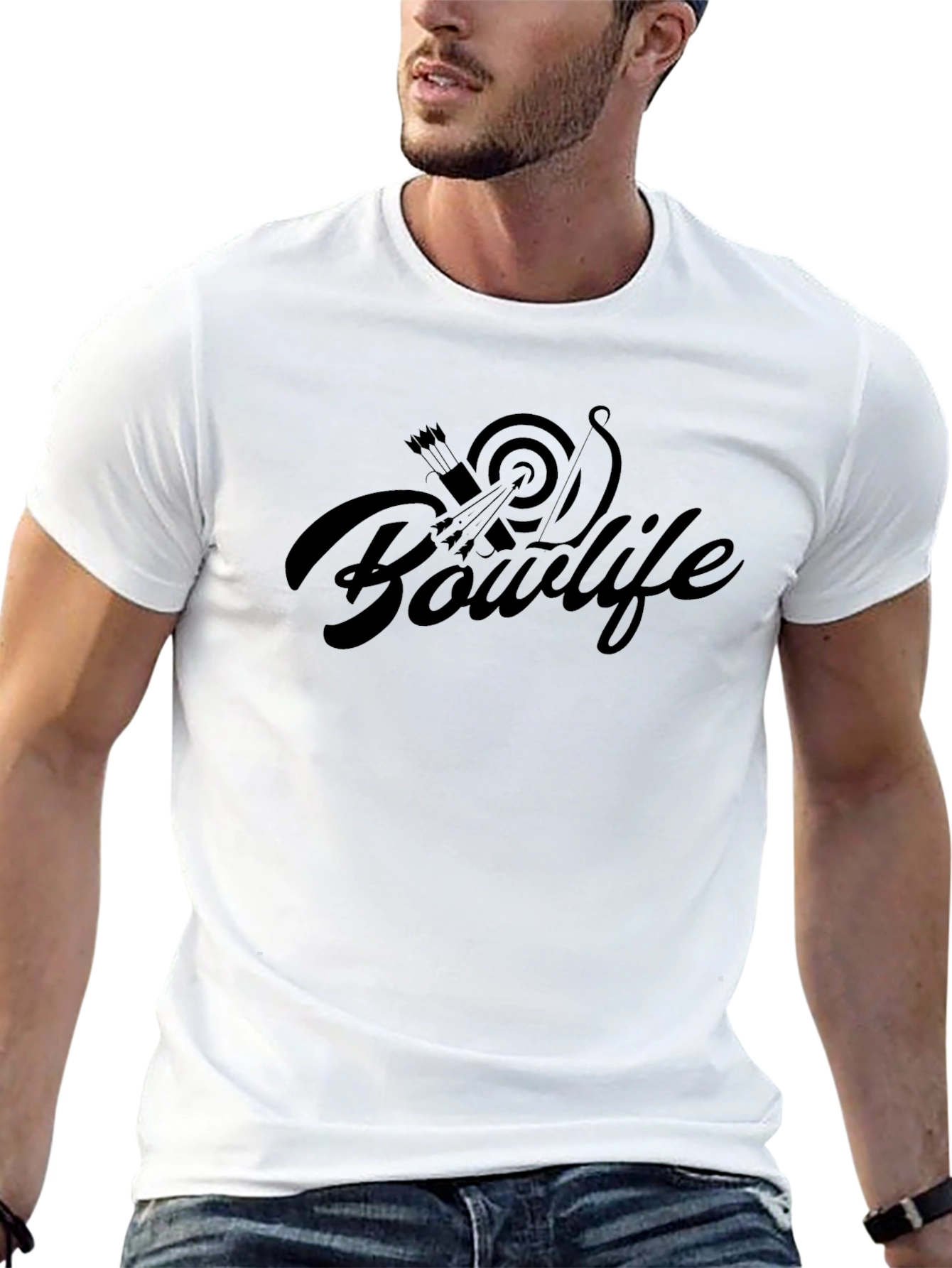 Bowlife Black T-Shirt - Archery Inspired Graphic Tee