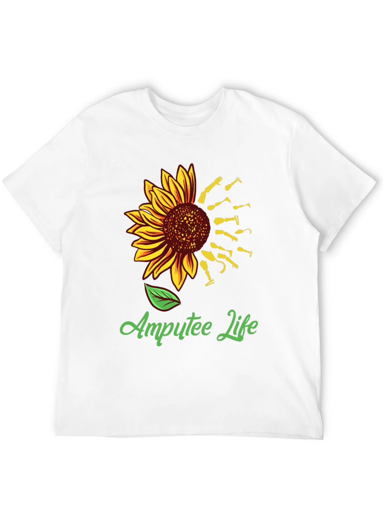 Amputee Life Sunflower Graphic Tee