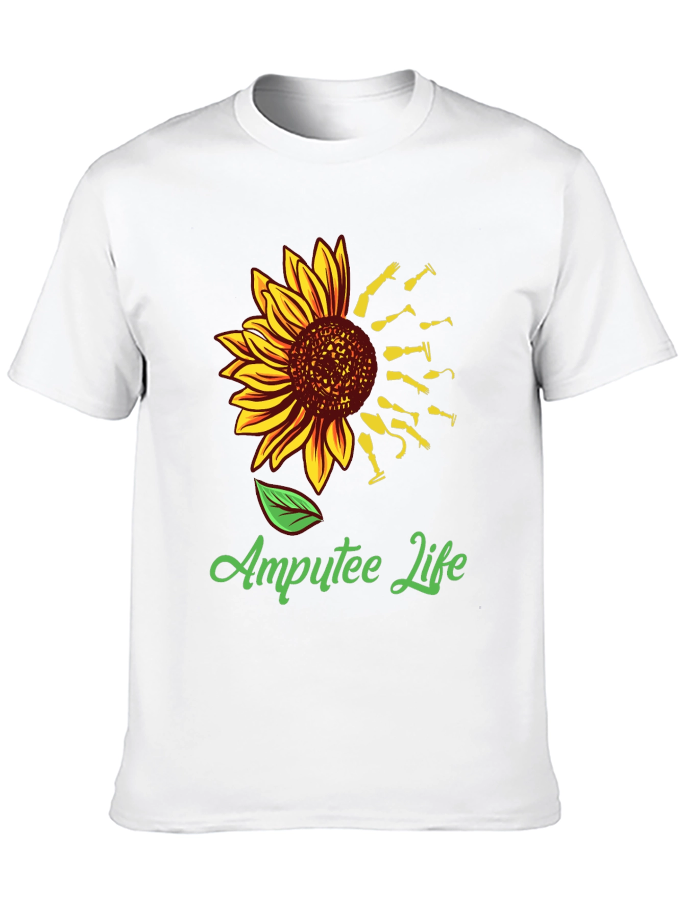 Amputee Life Sunflower Graphic Tee