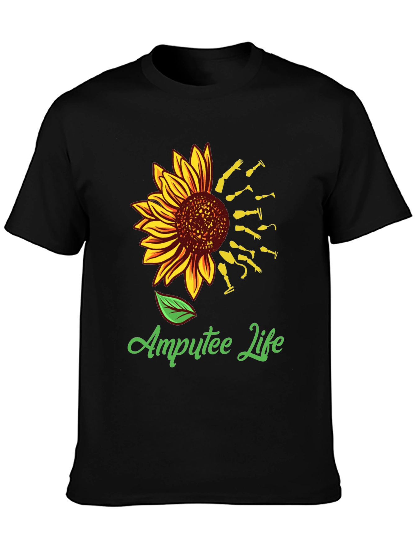Amputee Life Sunflower Graphic Tee