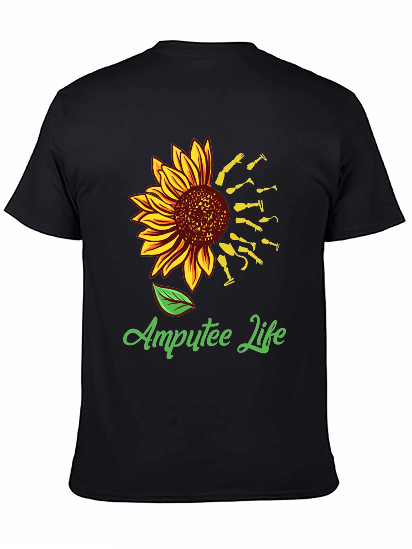 Amputee Life Sunflower Graphic Tee
