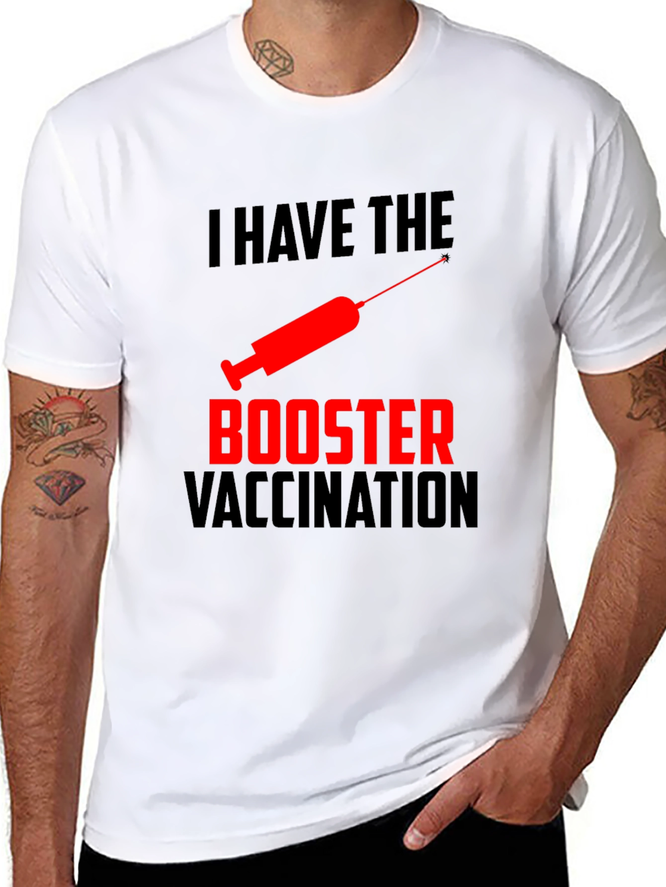 I Have The Booster Vaccination Graphic T-Shirt
