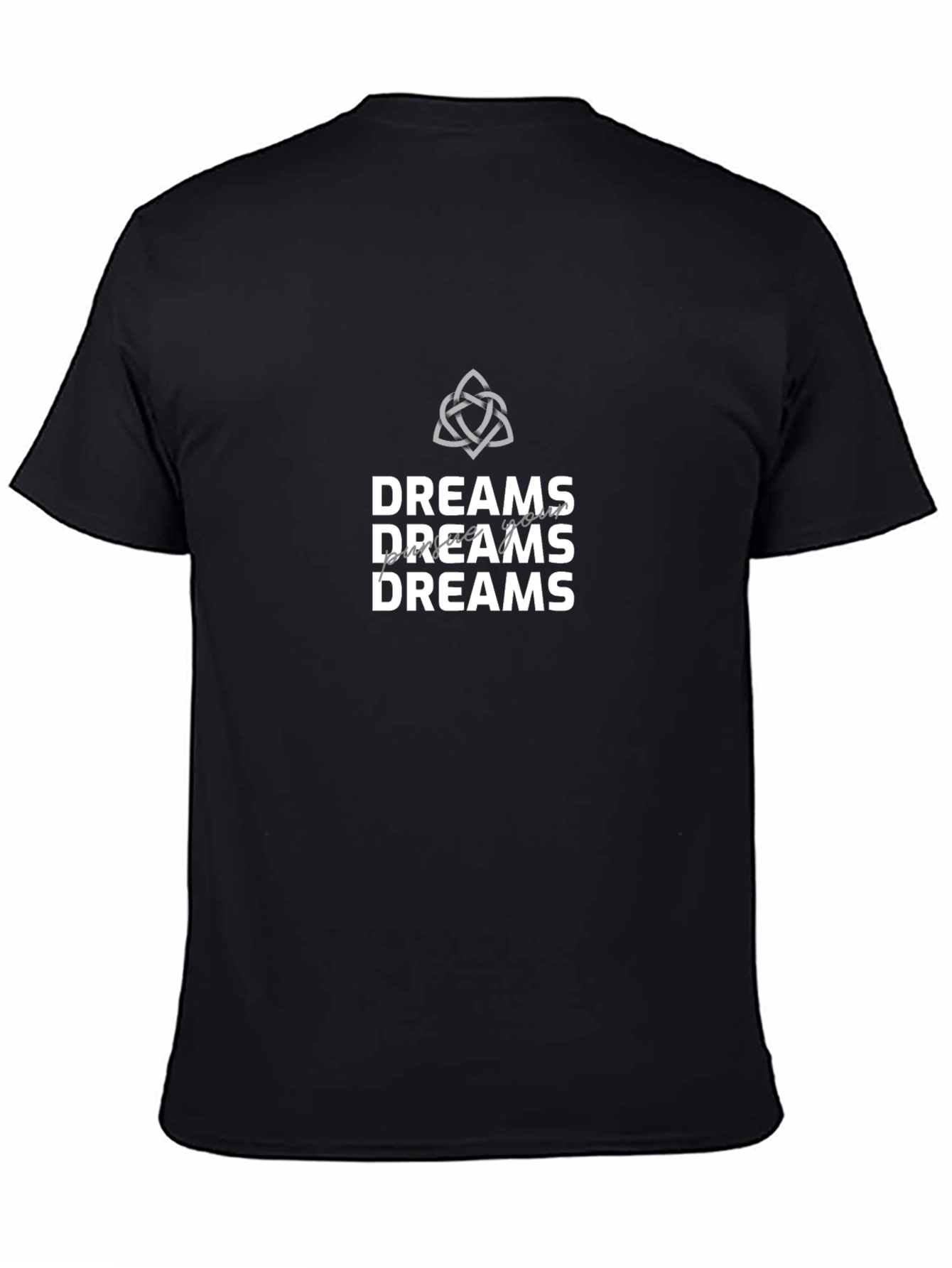 Dreams Graphic Tee - Stylish Black Cotton T-Shirt