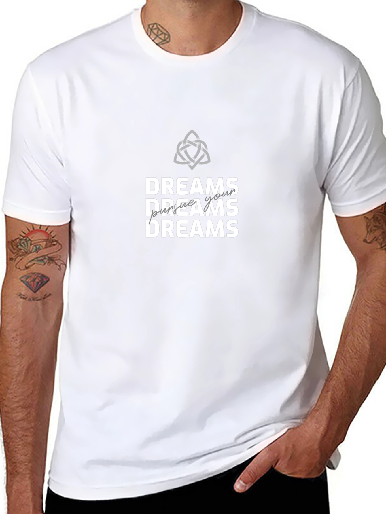 Dreams Graphic Tee - Stylish Black Cotton T-Shirt