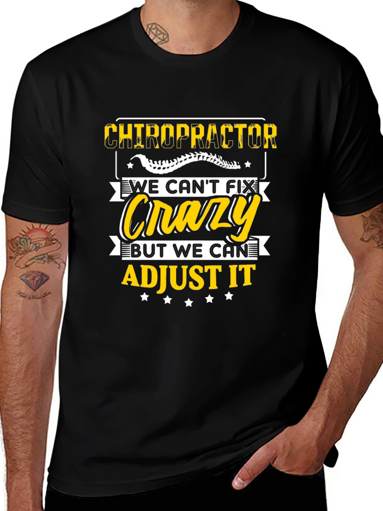 Chiropractor Crazy Graphic T-Shirt