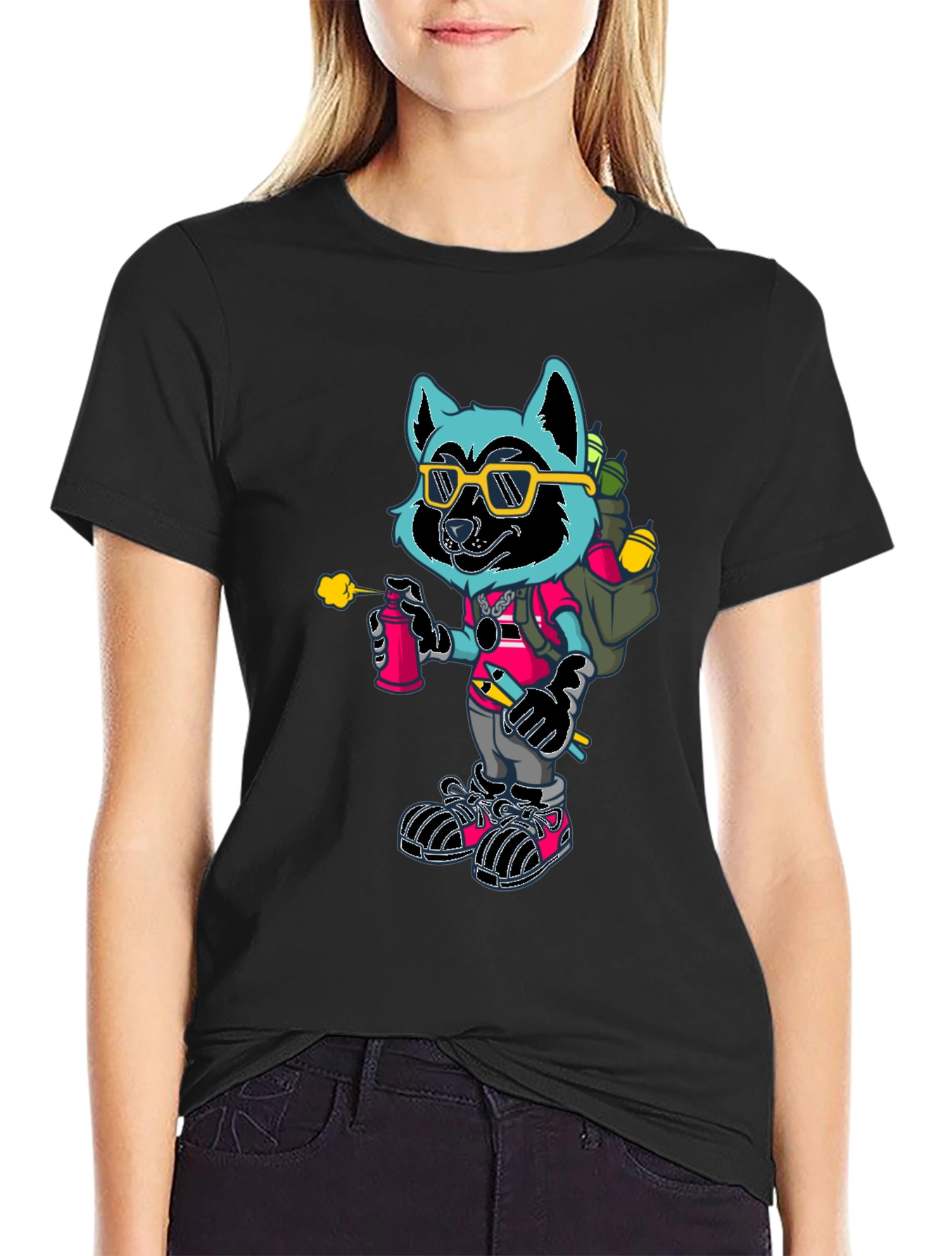Cool Raccoon Graphic Tee