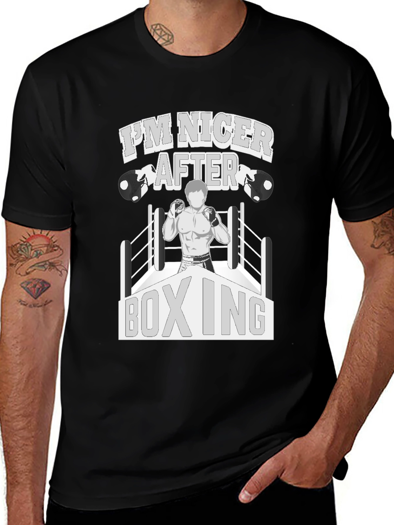 Im Nicer After Boxing Graphic T-Shirt