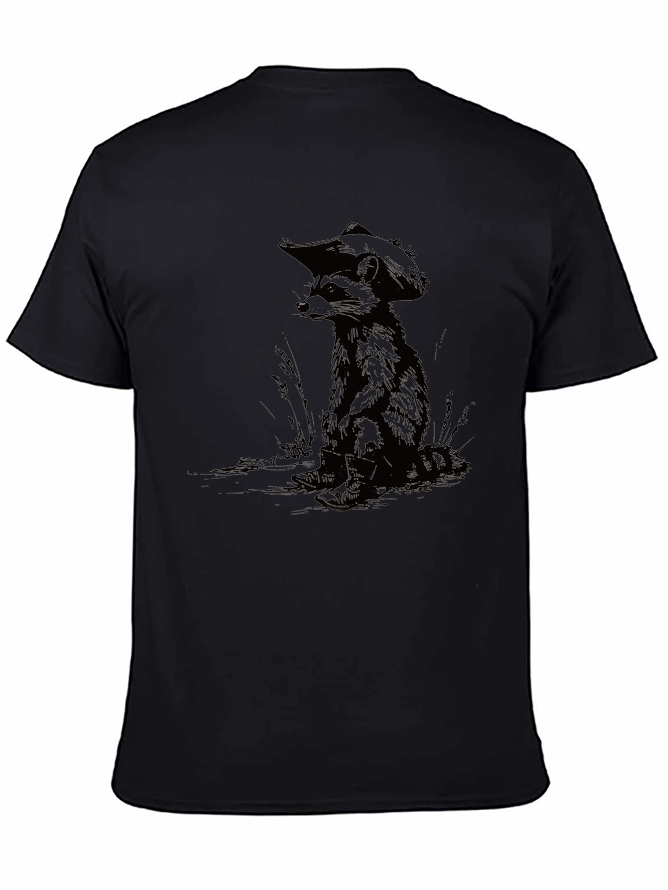 Raccoon Cowboy Graphic Tee - Cool Casual Style