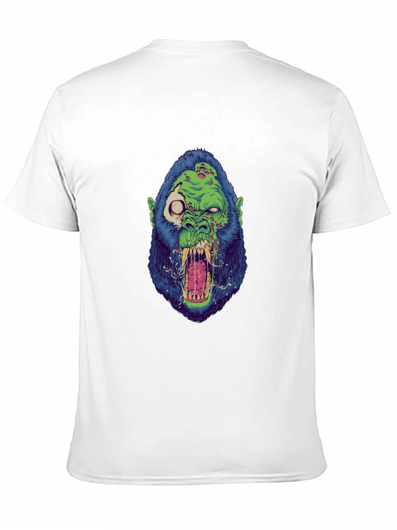 Zombie Gorilla Graphic Tee - Black