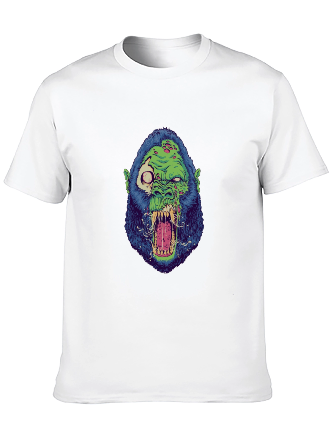 Zombie Gorilla Graphic Tee - Black