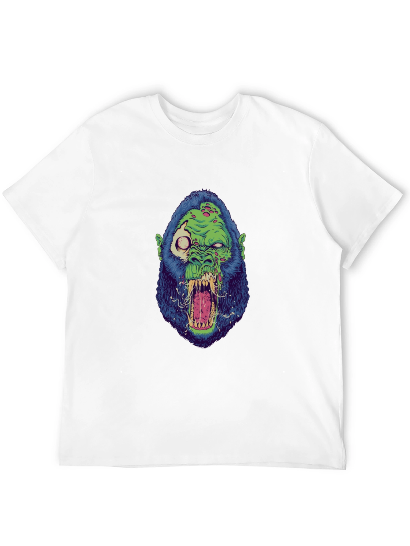 Zombie Gorilla Graphic Tee - Black
