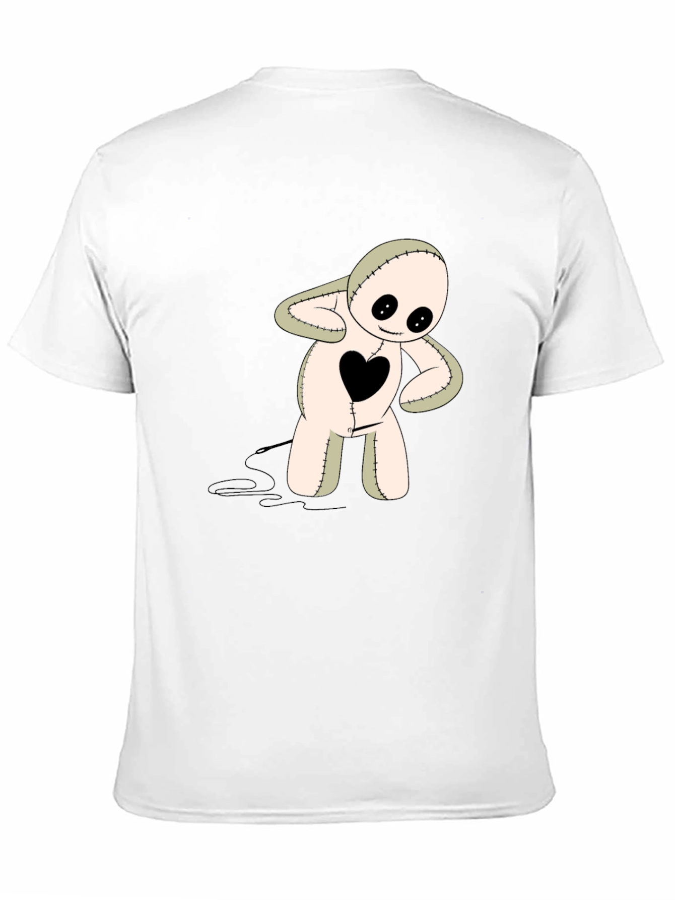 Heart Patch Voodoo Doll Graphic Tee