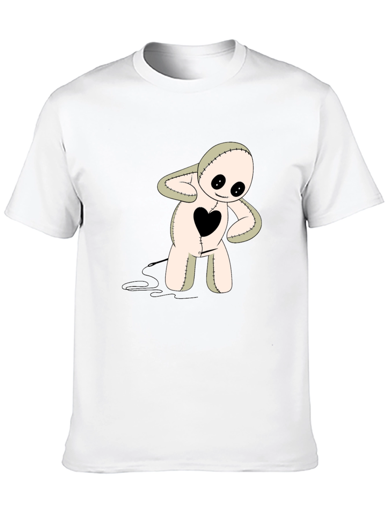 Heart Patch Voodoo Doll Graphic Tee