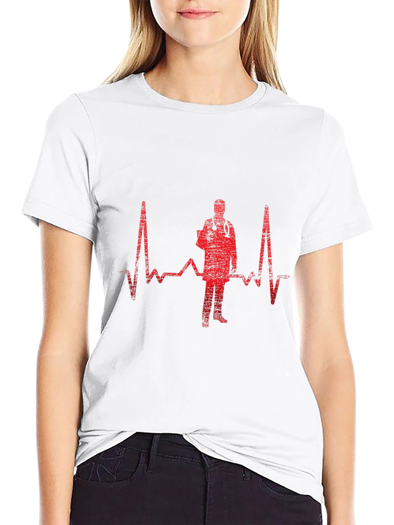 Doctor Heartbeat T-Shirt - Medical Professional Tee