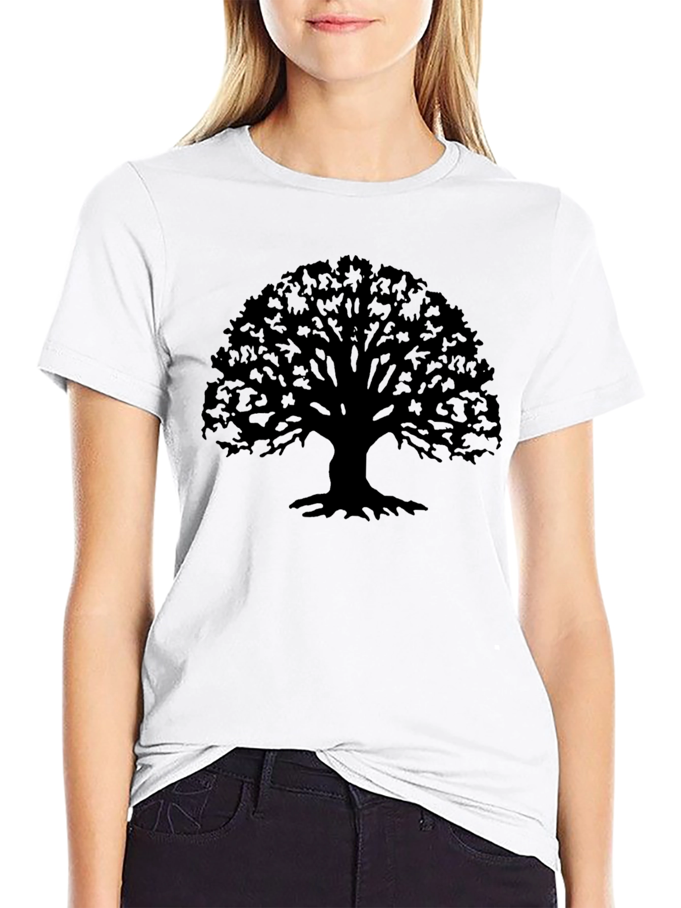 Tree Silhouette T-Shirt - Stylish Nature Tee
