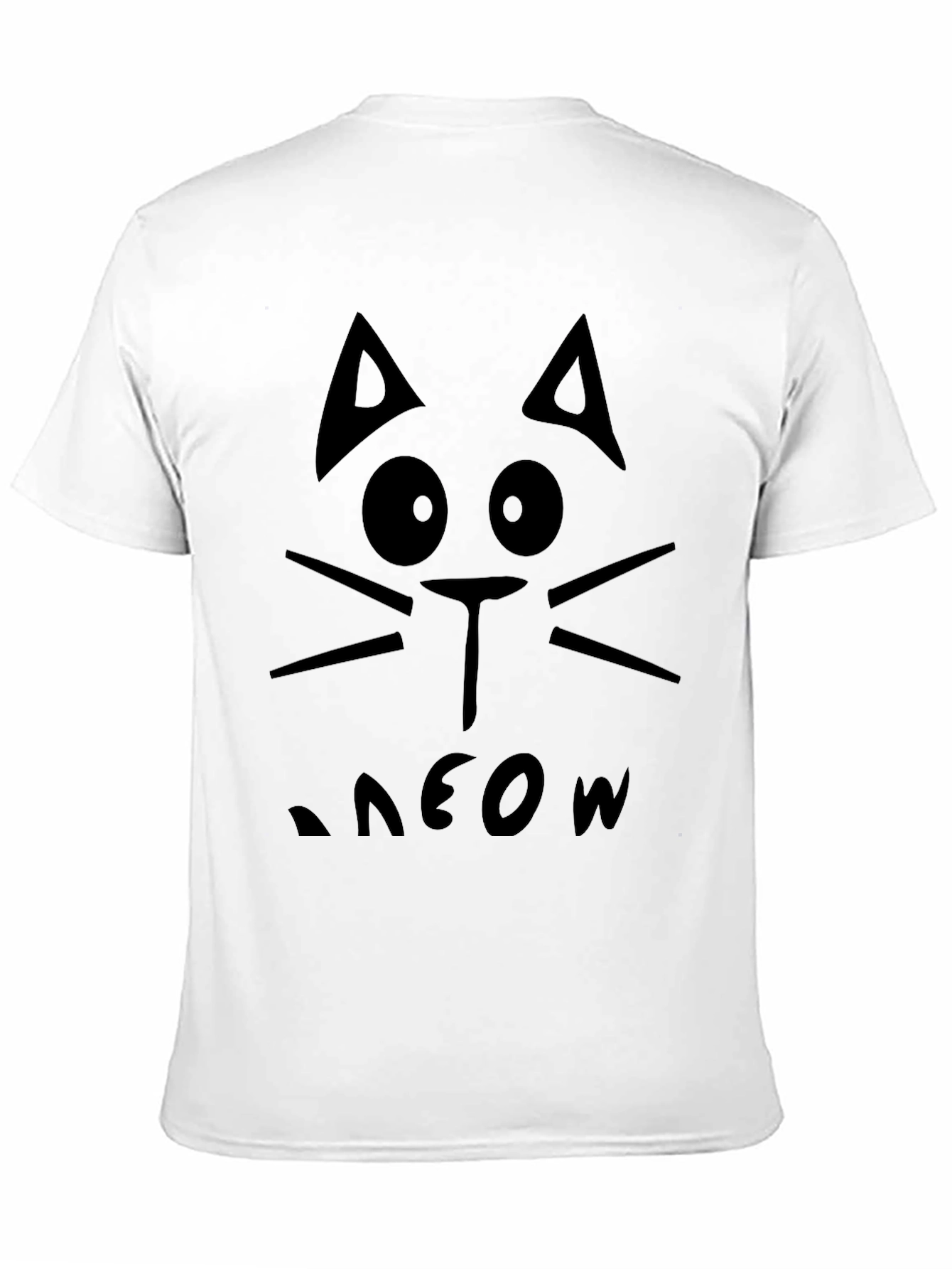Black Cat Meow Graphic Tee