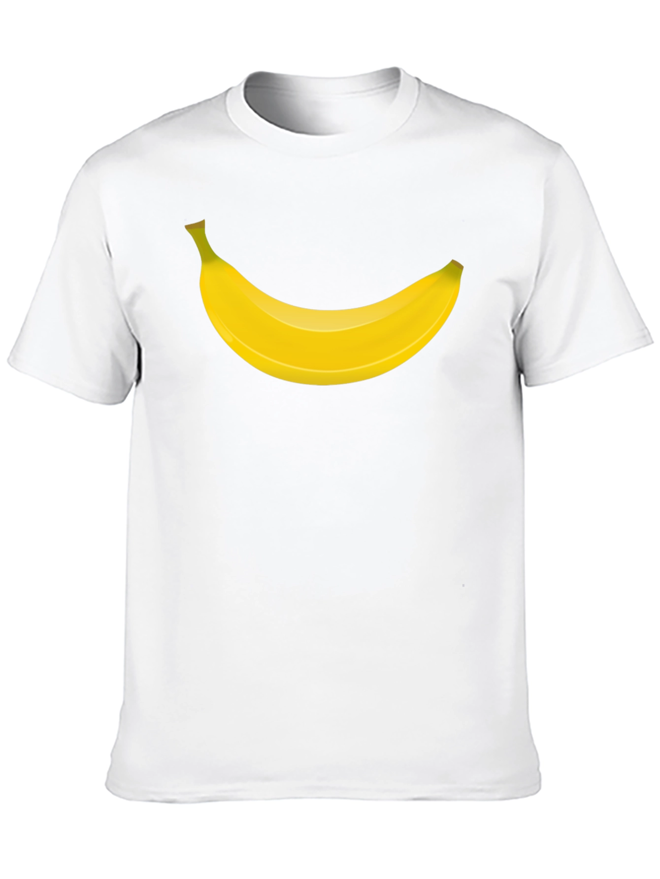 Banana Graphic Tee - Black Cotton Blend Casual Shirt