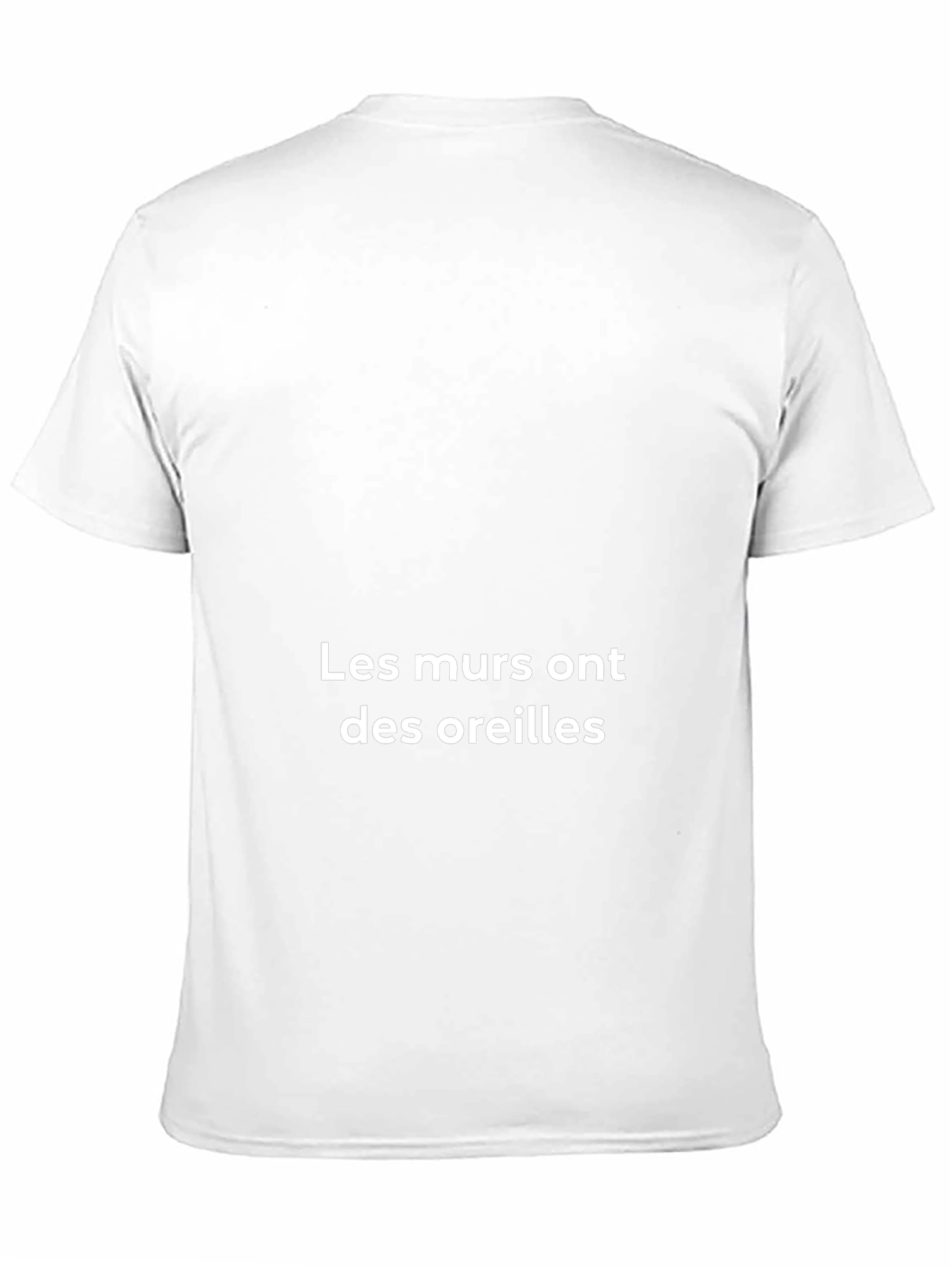 Black T-Shirt - Les murs ont des oreilles
