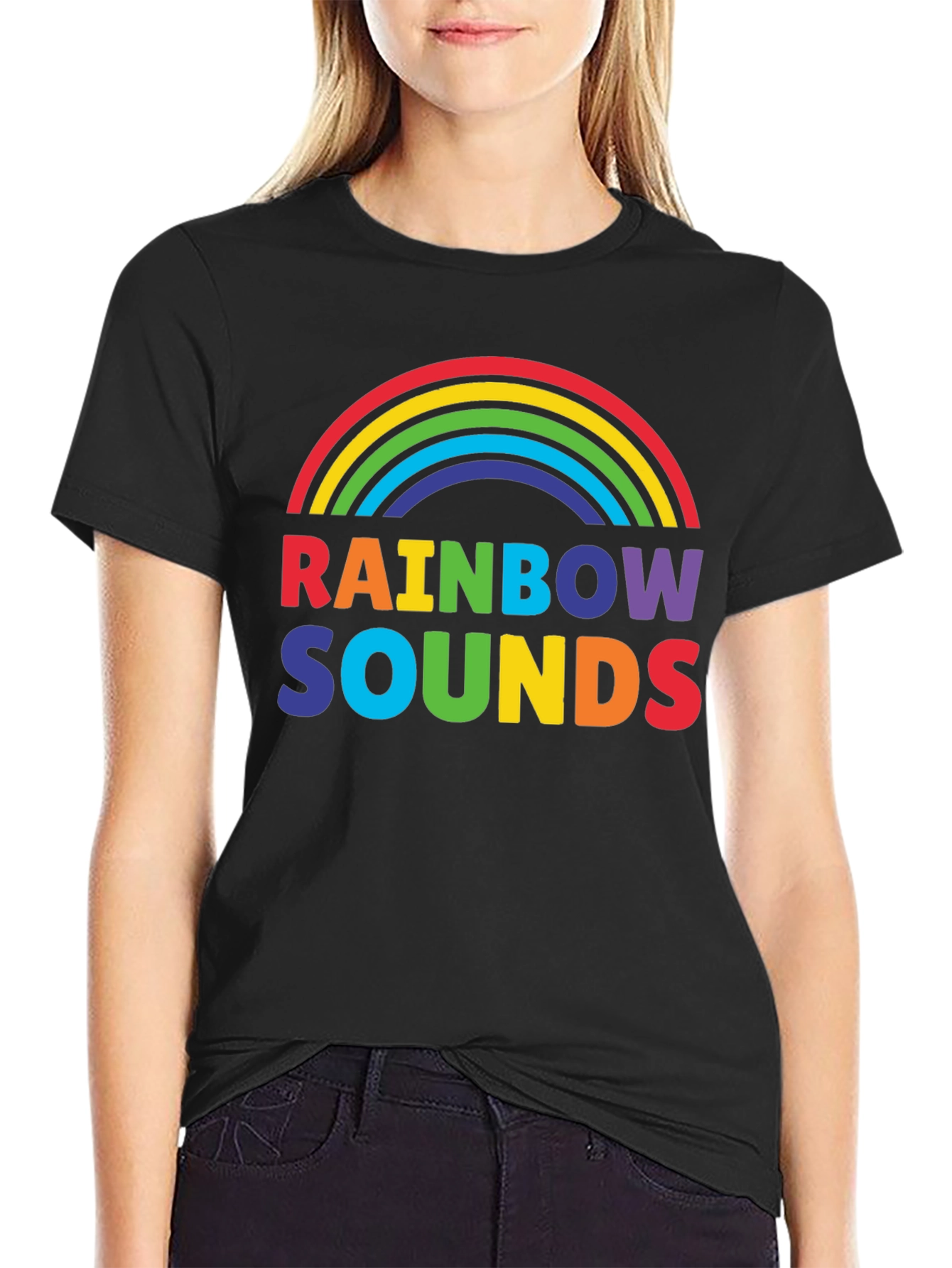 Rainbow Sounds Graphic T-Shirt - Pride Apparel