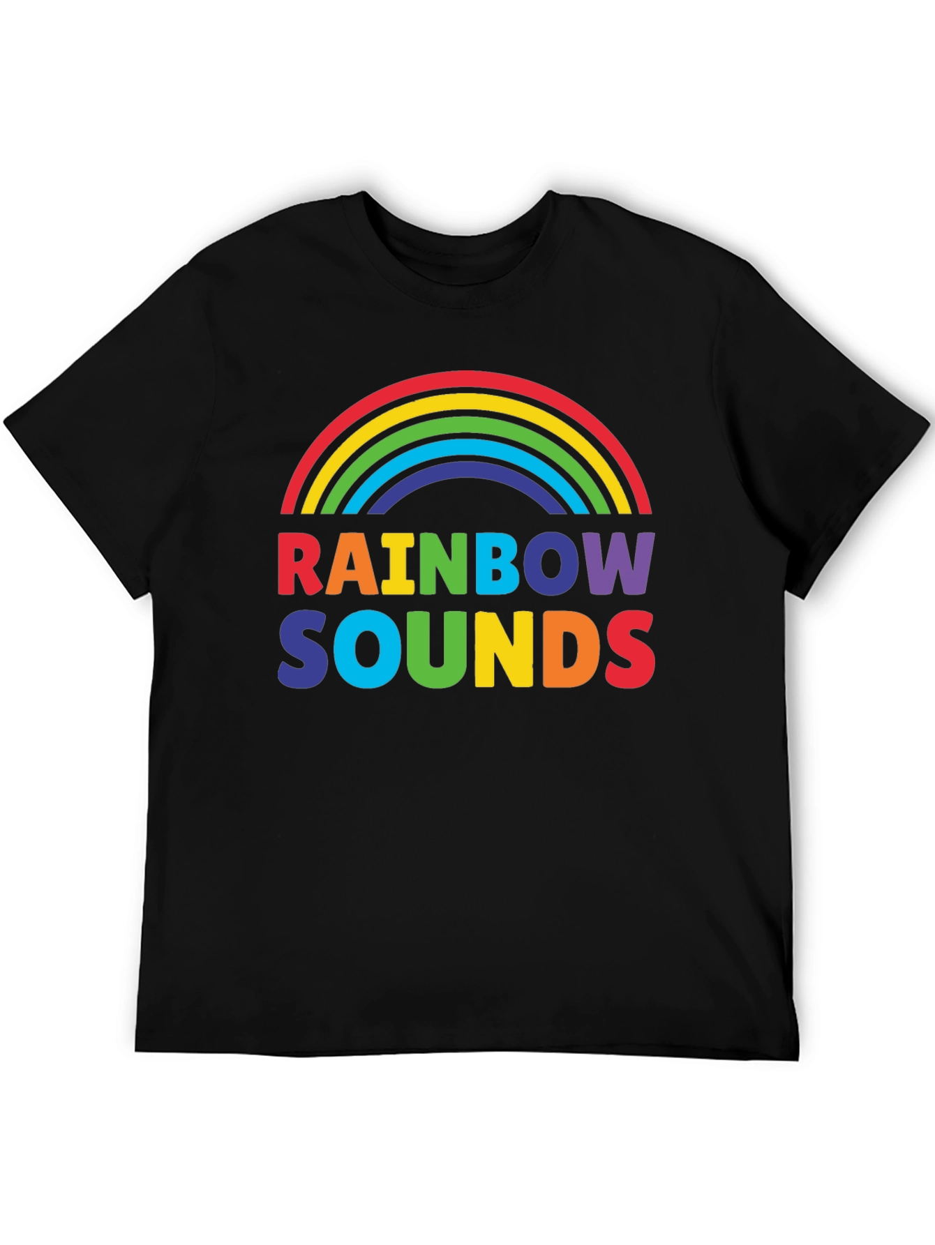 Rainbow Sounds Graphic T-Shirt - Pride Apparel