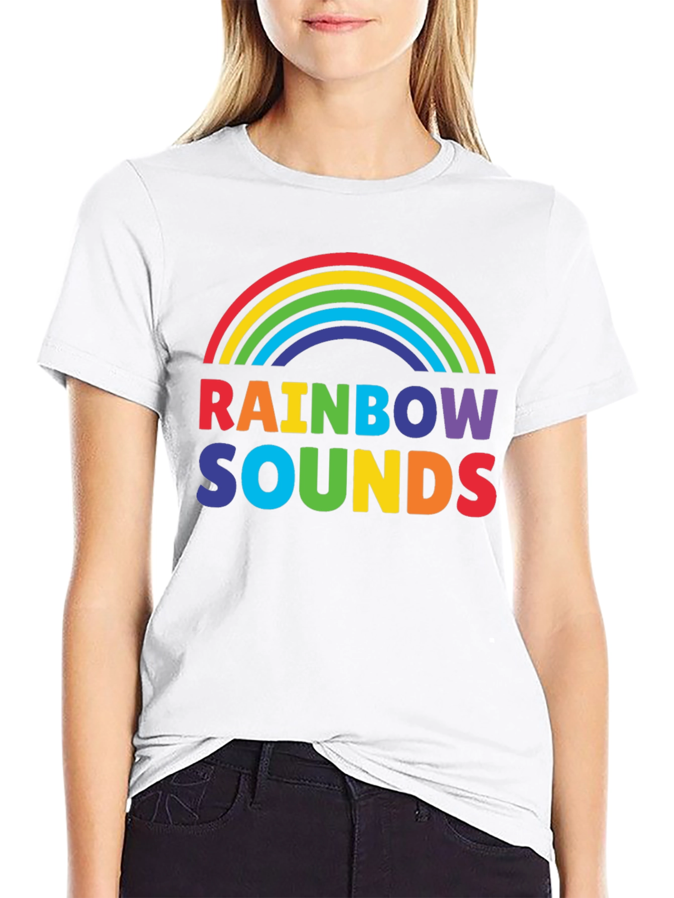 Rainbow Sounds Graphic T-Shirt - Pride Apparel