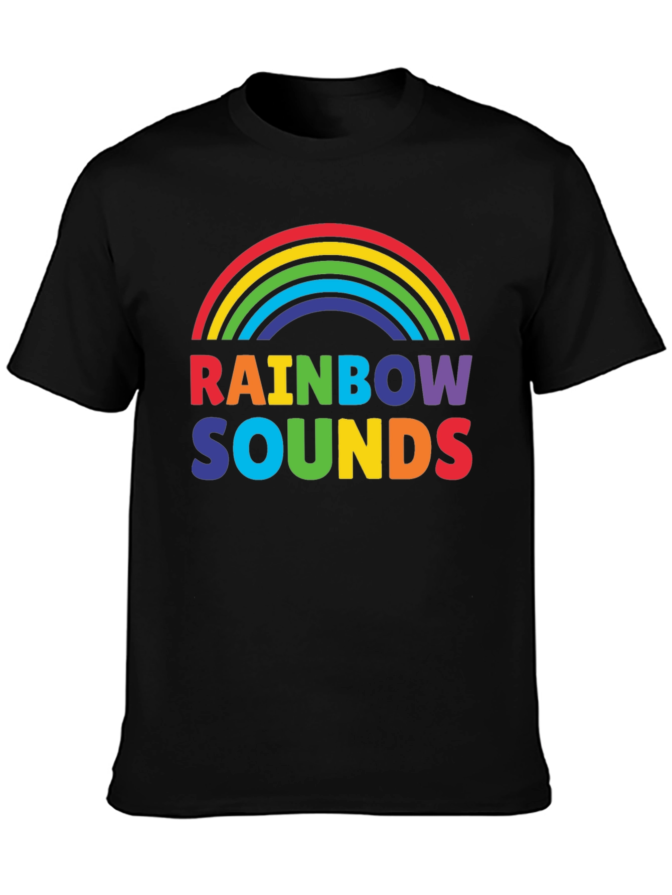 Rainbow Sounds Graphic T-Shirt - Pride Apparel