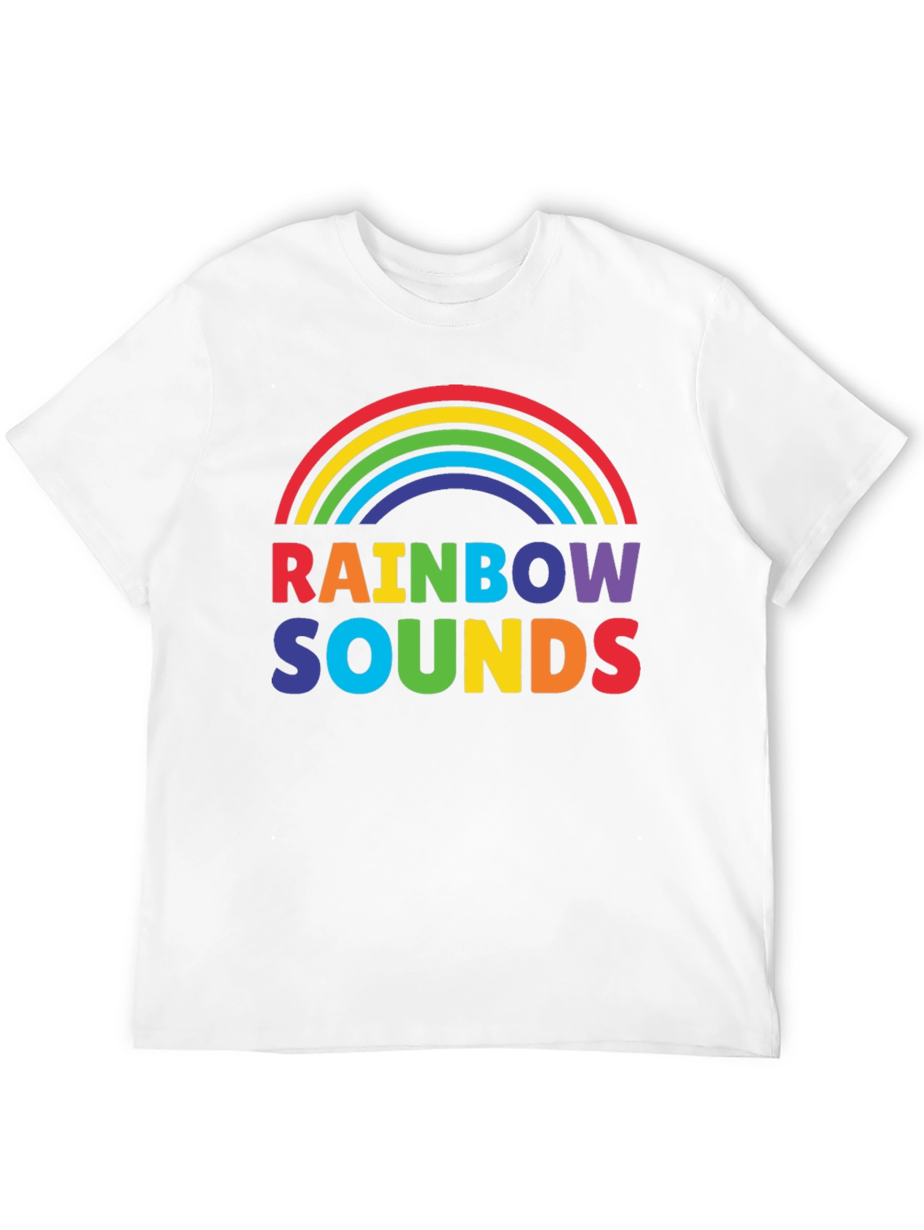 Rainbow Sounds Graphic T-Shirt - Pride Apparel