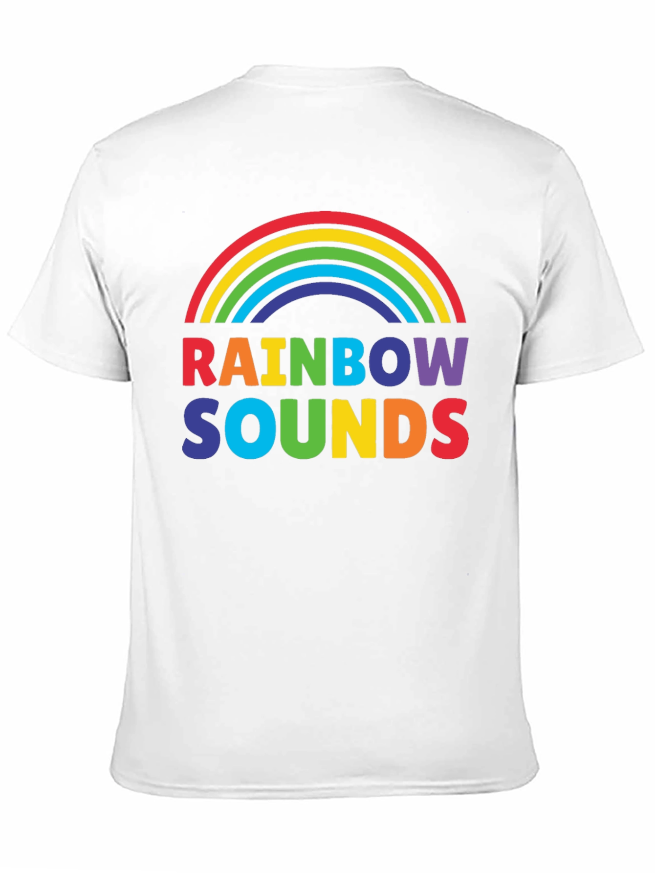 Rainbow Sounds Graphic T-Shirt - Pride Apparel