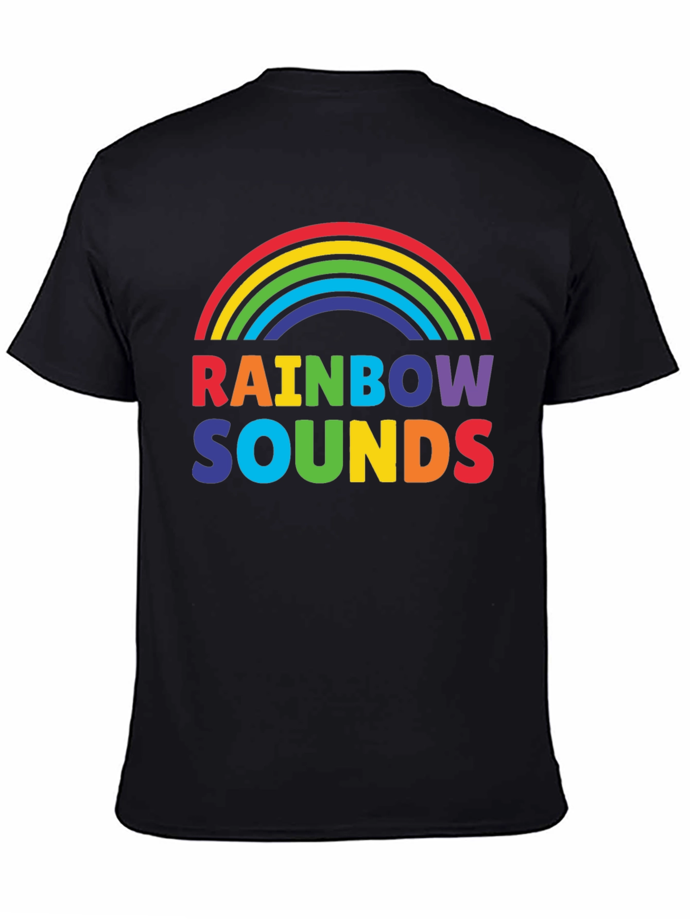 Rainbow Sounds Graphic T-Shirt - Pride Apparel