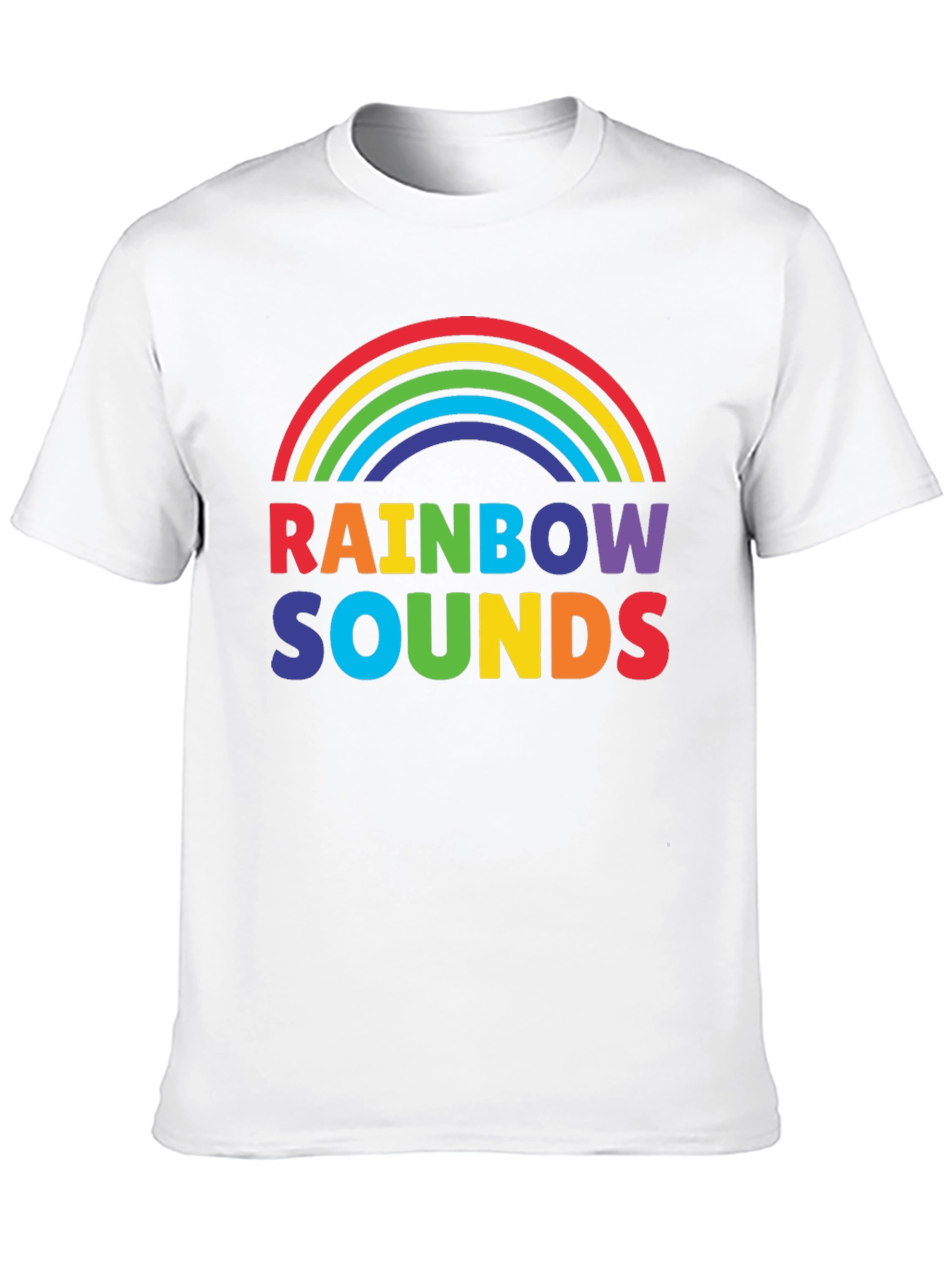 Rainbow Sounds Graphic T-Shirt - Pride Apparel