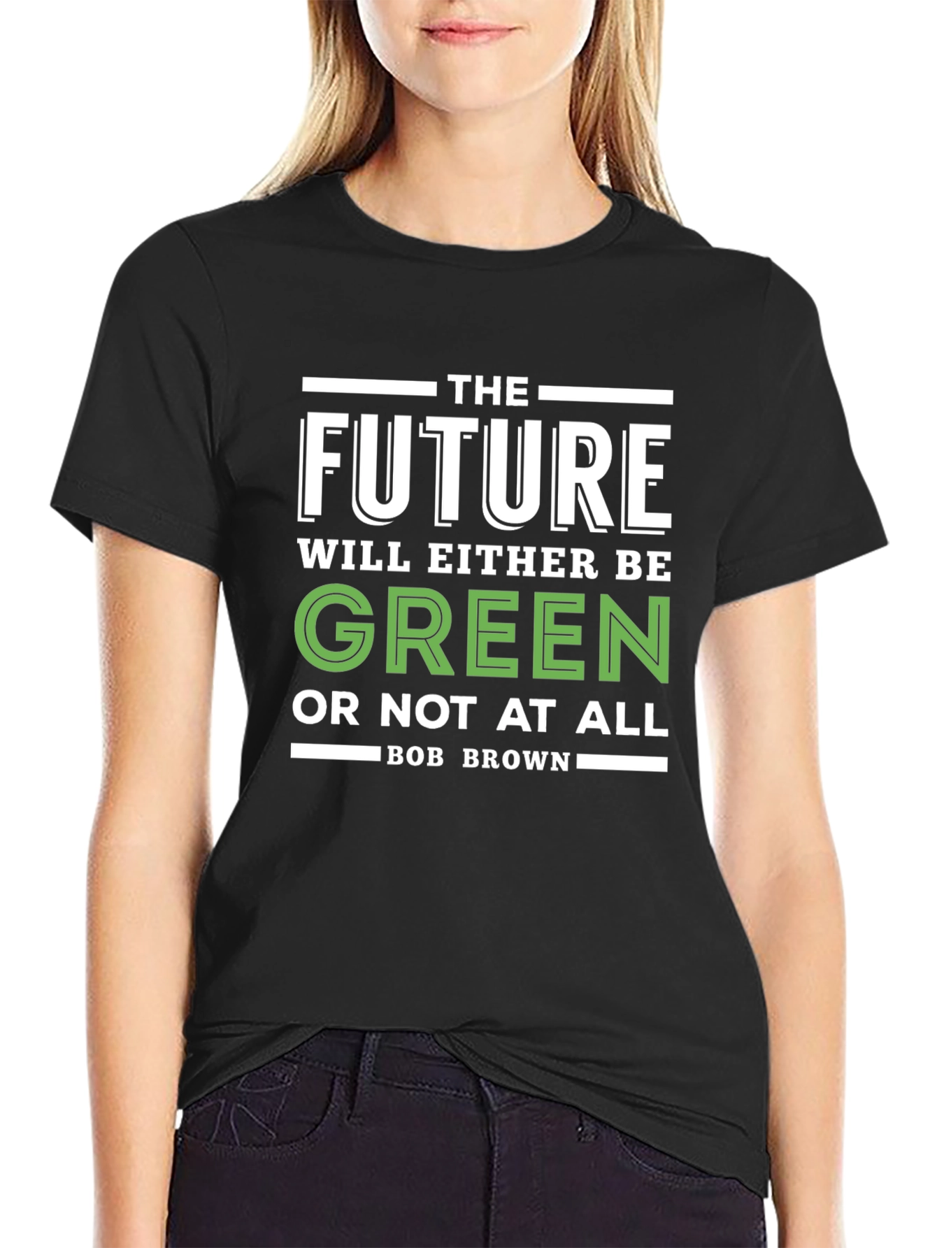 The Future Will Be Green Graphic T-Shirt
