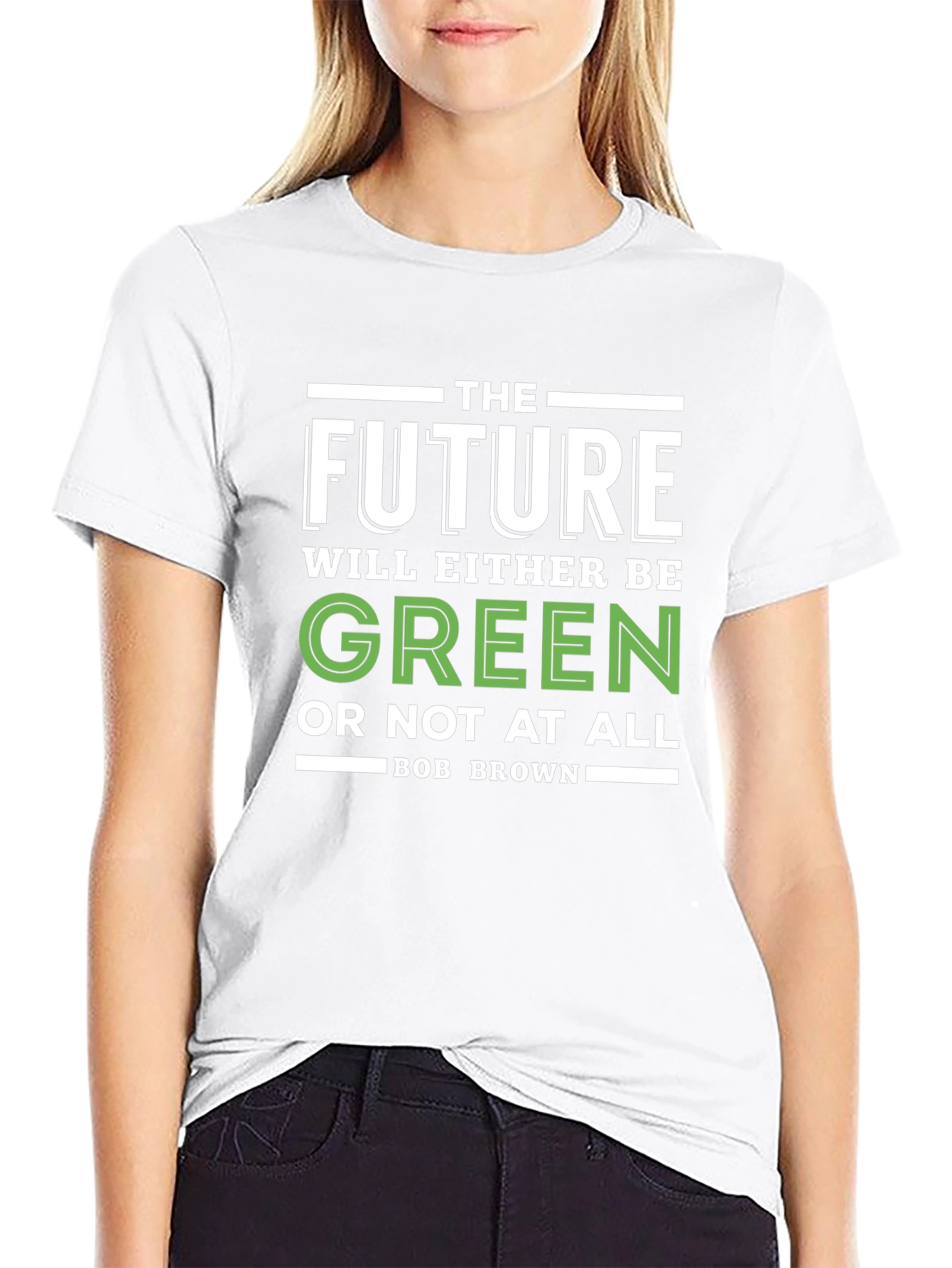 The Future Will Be Green Graphic T-Shirt